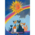 PQ Puzzle 1000 el. ROSINA WACHTMEISTER Koty, słońce, tęcza