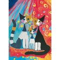 PQ Puzzle 1000 el. ROSINA WACHTMEISTER Szczęśliwa kocia rodzina