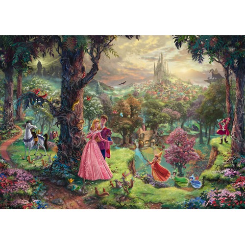 PQ Puzzle 1000 el. THOMAS KINKADE Śpiąca królewna (Disney)