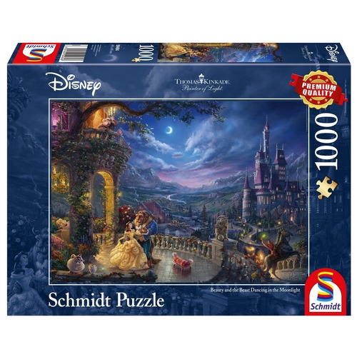 PQ Puzzle 1000 el. THOMAS KINKADE Piękna i bestia (Disney)