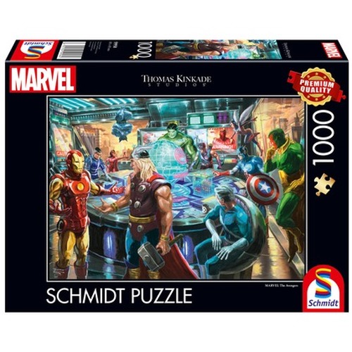 PQ Puzzle 1000 el. THOMAS KINKADE Avengers (Marvel)