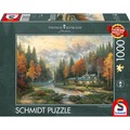 PQ Puzzle 1000 el. THOMAS KINKADE Jesienny wieczór nad jeziorem