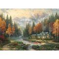 PQ Puzzle 1000 el. THOMAS KINKADE Jesienny wieczór nad jeziorem