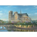 PQ Puzzle 1000 el. THOMAS KINKADE Katedra Notre Dame / Paryż / Francja