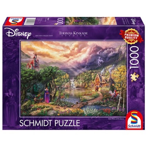 PQ Puzzle 1000 el. THOMAS KINKADE Królewna Śnieżka i Zła Królowa (Disney)