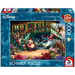 PQ Puzzle 1000 el. THOMAS KINKADE Lilo & Stich Święta w duchu Aloha (Disney)