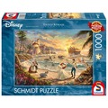 PQ Puzzle 1000 el. THOMAS KINKADE Mała Syrenka: Święto miłości (Disney)