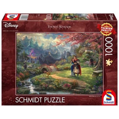 PQ Puzzle 1000 el. THOMAS KINKADE Mulan (Disney)