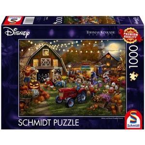 PQ Puzzle 1000 el. THOMAS KINKADE Myszka Miki & Minnie Festiwal dyni (Disney)