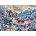 PQ Puzzle 1000 el. THOMAS KINKADE Piękna i Bestia - Zimowe oczarowanie (Disney)