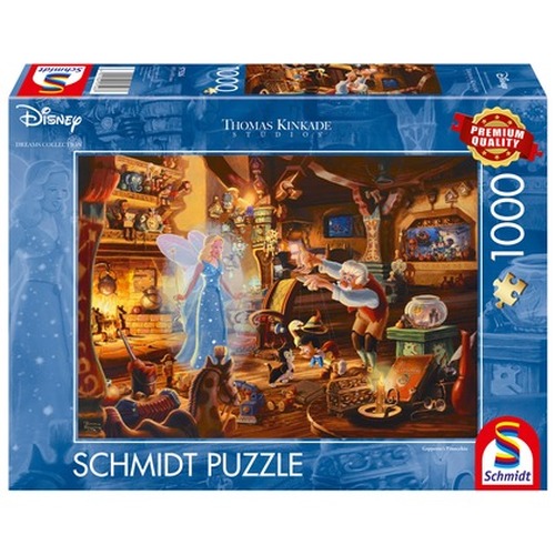 PQ Puzzle 1000 el. THOMAS KINKADE Pinokio (Disney)