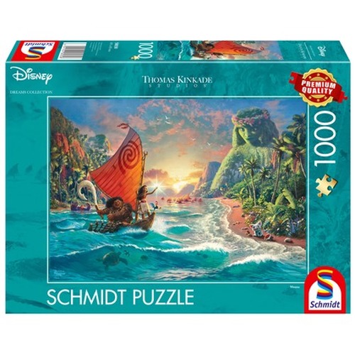 PQ Puzzle 1000 el. THOMAS KINKADE Vaiana: Skarb oceanu (Disney)