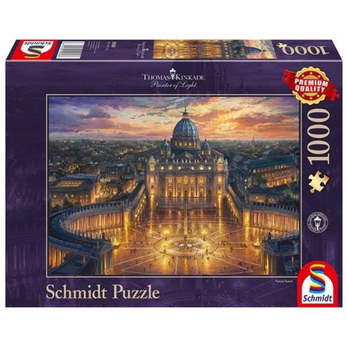 PQ Puzzle 1000 el. THOMAS KINKADE Watykan