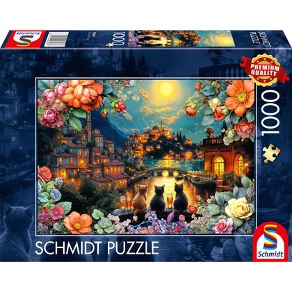 PQ Puzzle 1000 el. Trio w blasku księżyca