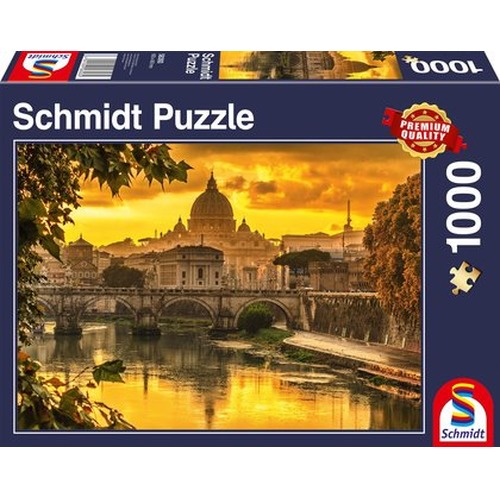 PQ Puzzle 1000 el. Zachód słońca w Rzymie