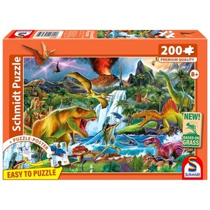 PQ Puzzle 200 el. Dinozaury