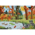 PQ Puzzle 3 x 24 el. Leśne zwierzęta