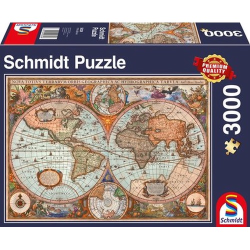 PQ Puzzle 3000 el. Starożytna mapa świata