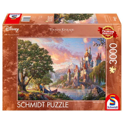 PQ Puzzle 3000 el. THOMAS KINKADE Piękna i Bestia