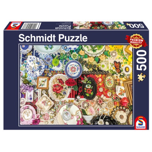 PQ Puzzle 500 el. Kolorowe ozdoby