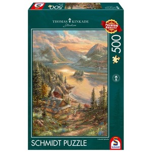 PQ Puzzle 500 el. THOMAS KINKADE Nad jeziorem