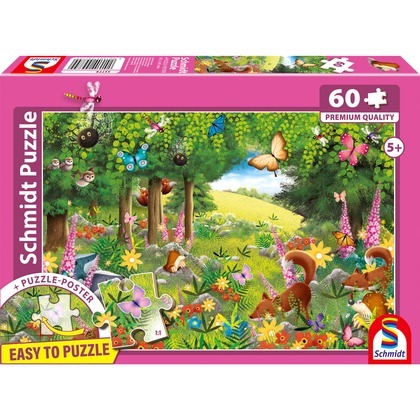 PQ Puzzle 60 el. Lisy i przyjaciele
