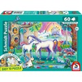 PQ Puzzle 60 el. Mama jednorożec i źrebię