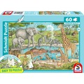 PQ Puzzle 60 el. Zwierzęta Afryki