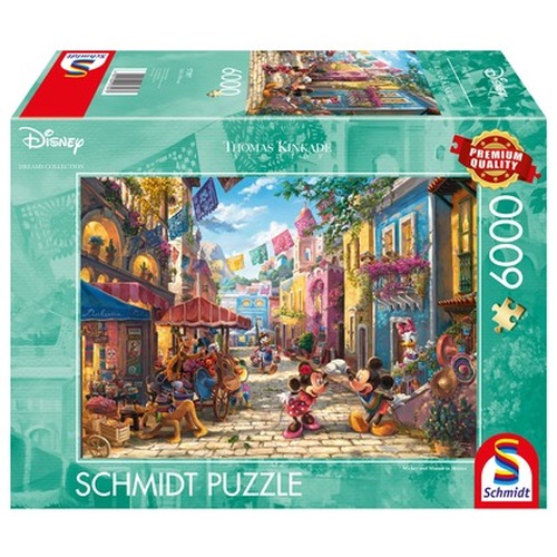 PQ Puzzle 6000 el. THOMAS KINKADE Myszka Miki & Minnie w Meksyku (Disney)