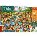 Puzzle 100 Bobry w akcji TREFL
