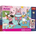 Puzzle 100 Disney Minnie Mouse + plakat TREFL