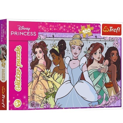 Puzzle 100 Disney Princess Glitter TREFL