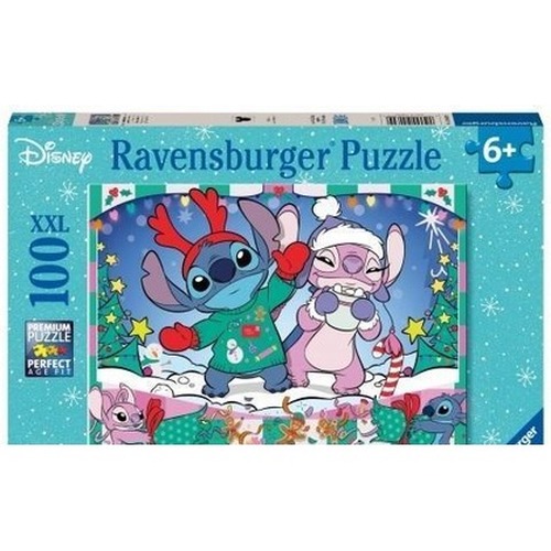 Puzzle 100 Disney Stitch Święta