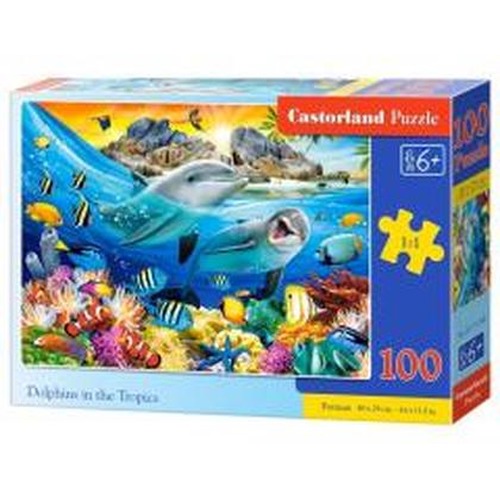 Puzzle 100 Dolphins in the Tropics CASTOR