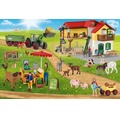 Puzzle 100 el. SCHLEICH Ekologiczna żywność + figurka