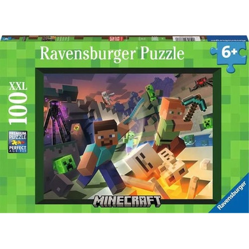 Puzzle 100 elementów XXL Minecraft