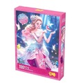Puzzle 100 elementów z brokatem księżniczka