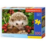 Puzzle 100 Hedgehog with Berries CASTOR