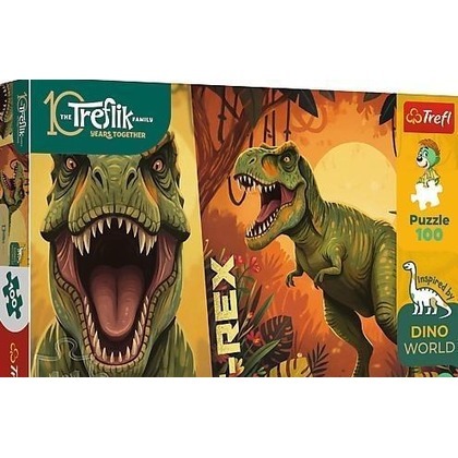 Puzzle 100 Inspired By Dino World T-Rex TREFL