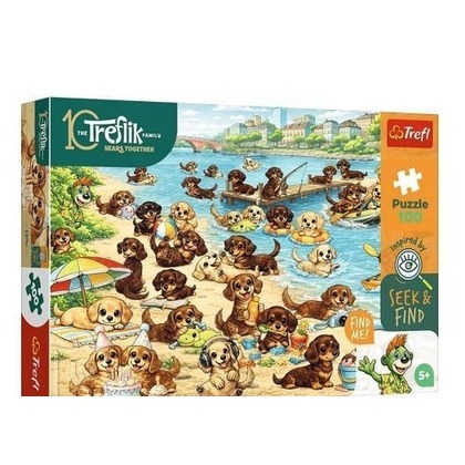 Puzzle 100 Jamniki i Trefliki TREFL