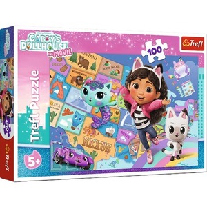 PUZZLE 100 Przyjaźń w kocim domku Universal Gabby's Dollhouse 16515