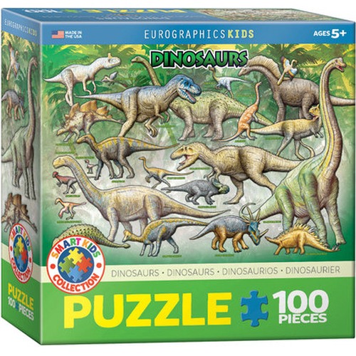 Puzzle 100 Smartkids Dinosaurs 6100-0098