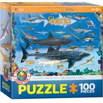 Puzzle 100 Smartkids Sharks 6100-0079