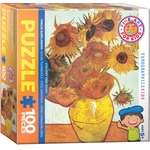 Puzzle 100 Smartkids Twelve Sunflowers by Van 6100-3688