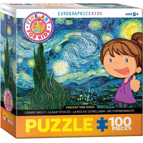 Puzzle 100 Smartkids Van Gogh Starry Night 6100-1204