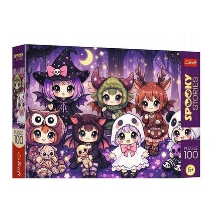 Puzzle 100 Spooky Stories - Leśna drużyna... TREFL