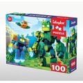 Puzzle 100 Sześcienne roboty Grałamigłówka