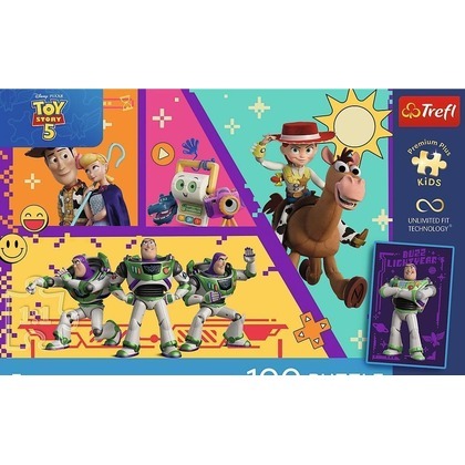 Puzzle 100 Toy Story 5 + plakat TREFL