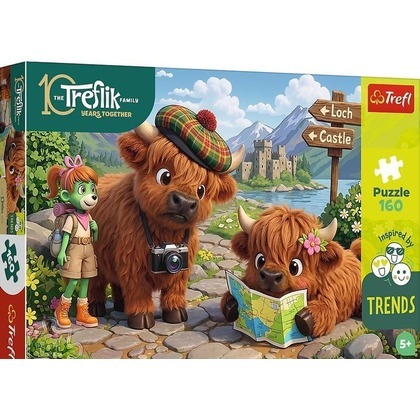 Puzzle 100 Urocza krówka TREFL