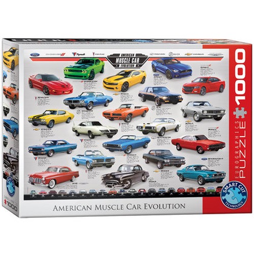 Puzzle 1000 American Muscle Car Evolution 6000-0682